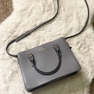 KATE SPADE Crossbody Tote Gray Perfect Condition